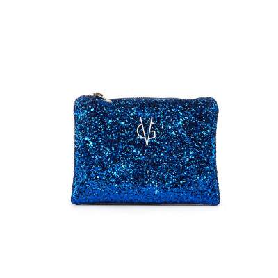 VG Bustina piccola glitter blu elettrico
