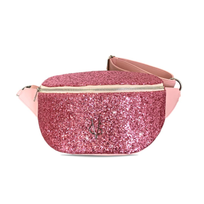 ❤️VG Glitter Power-Sac à main rose & paillettes rose