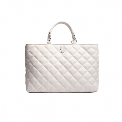 VG10 white quilted bag