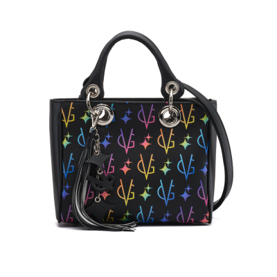 VG LOGO MANIA - Borsa Bon Bon nera stampa logo