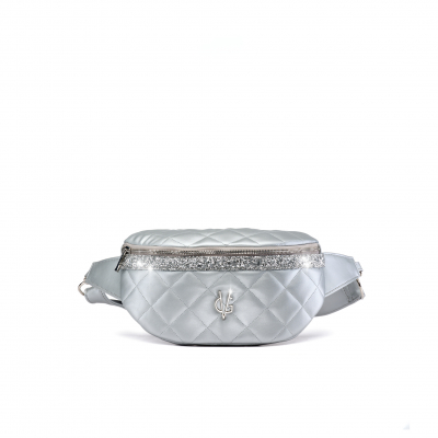 VG quilted silver pouch