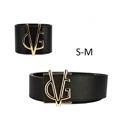 ❤️Ensemble VG - Bracelet Noir & Ceinture Noire SM