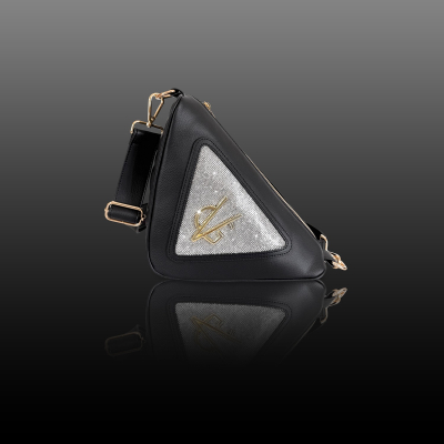 VG Triangolo nero & cristalli crystal