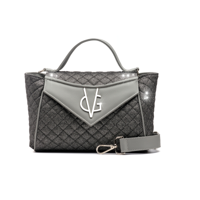 VG Colibri - Sac à main petit glitter fin sel et poivre